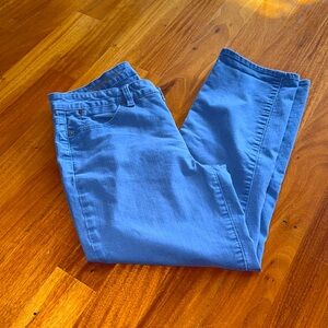 Talbots Signature Crop Jeans size 8 blue